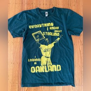 Oakland Athletics “Everything I Know About Stealing…” T-Shirt